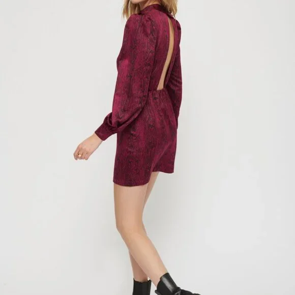 NWT Dynamite Satin Dress - Picture 5 of 5